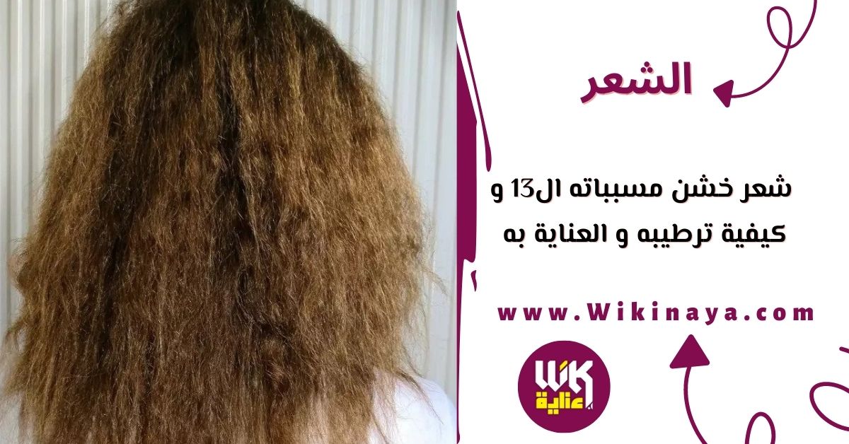 شعر خشن مسبباته ال13 و كيفية ترطيبه و العناية به